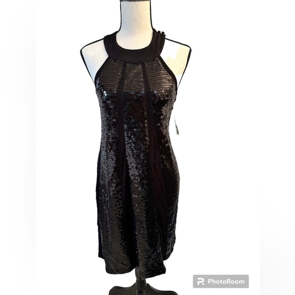 INC sequence black dress - Picture 1 of 4